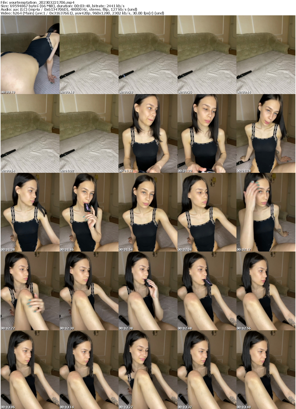 Preview thumb from yourtemptation on 2023-03-22 @ bongacams