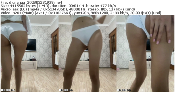 Preview thumb from djulianaa on 2023-03-23 @ bongacams