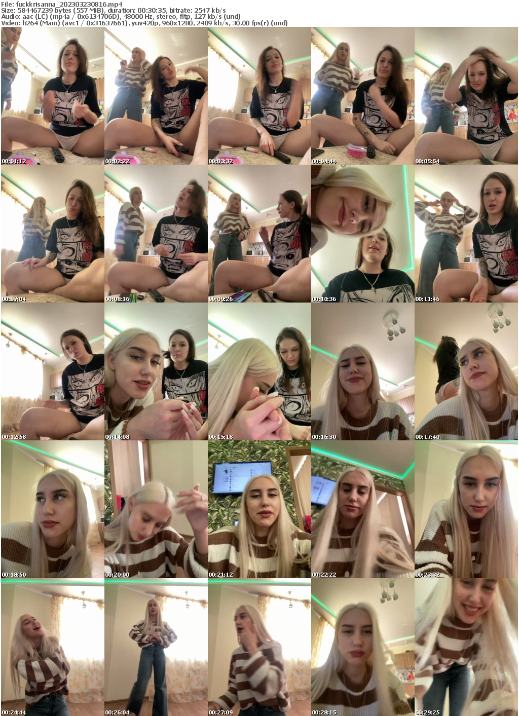 Preview thumb from fuckkrisanna on 2023-03-23 @ bongacams