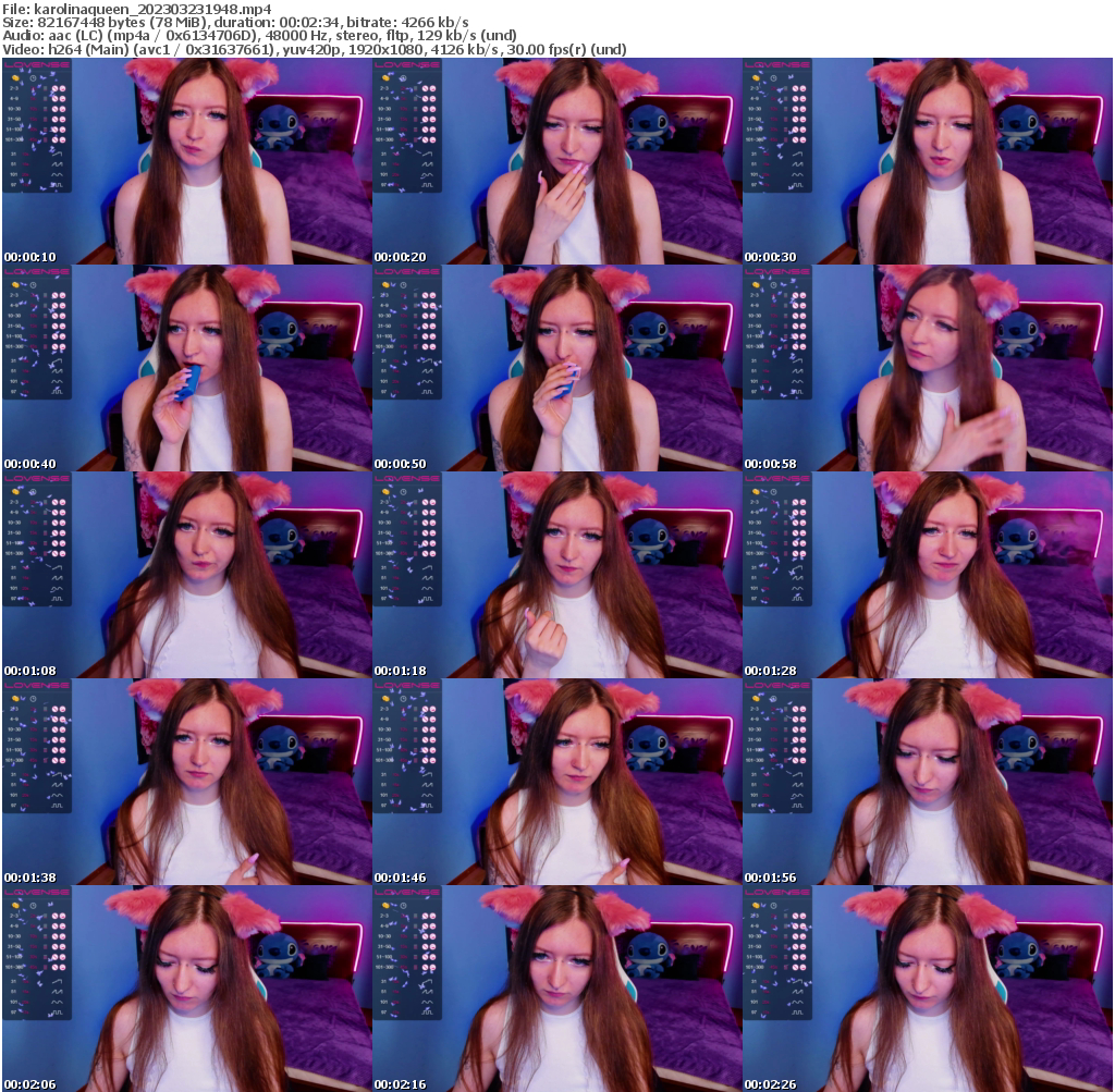 Preview thumb from karolinaqueen on 2023-03-23 @ bongacams