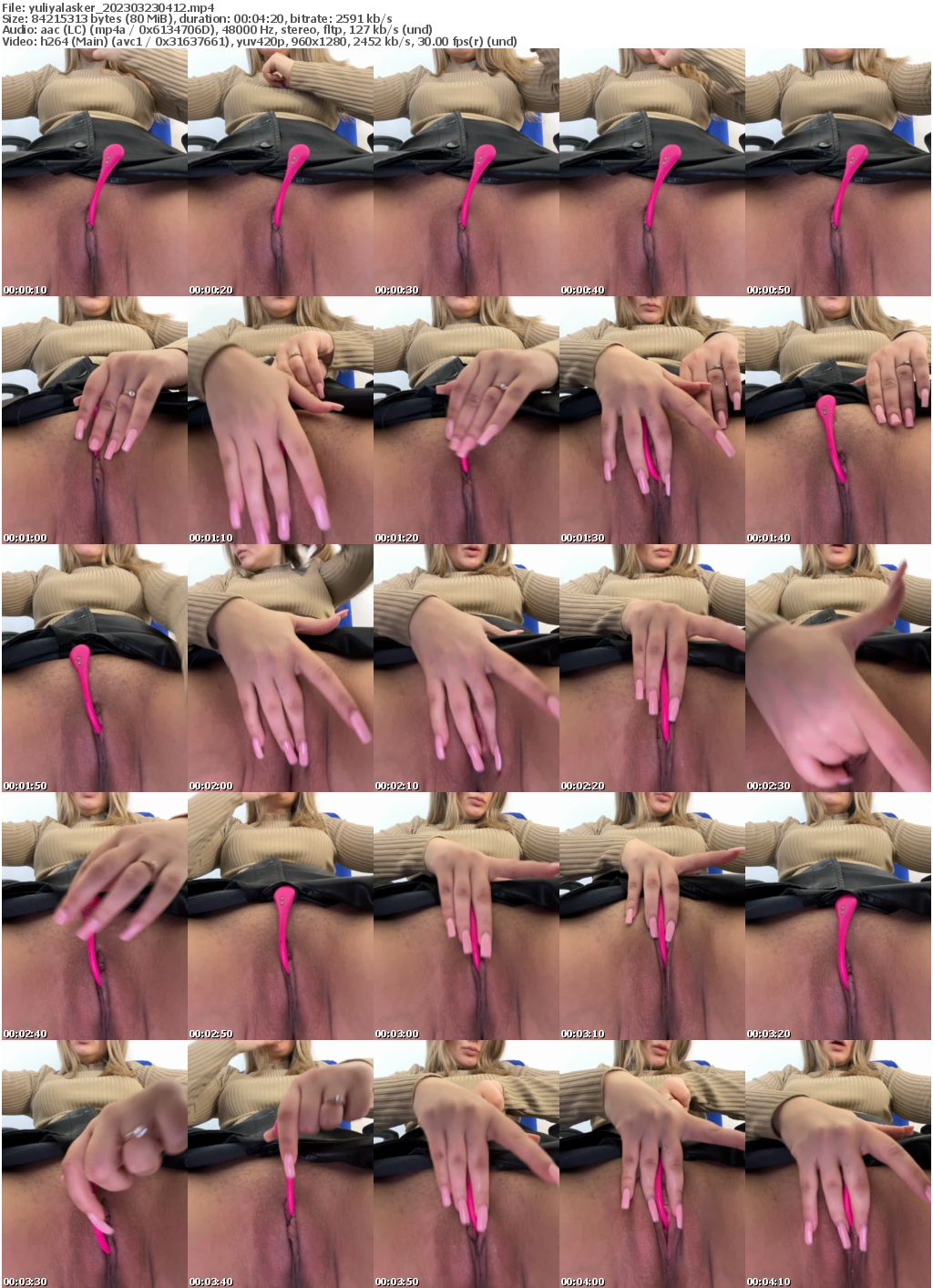 Preview thumb from yuliyalasker on 2023-03-23 @ bongacams