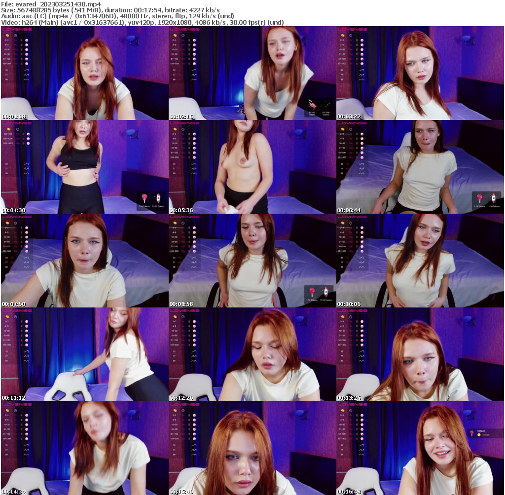 Preview thumb from evared on 2023-03-25 @ bongacams