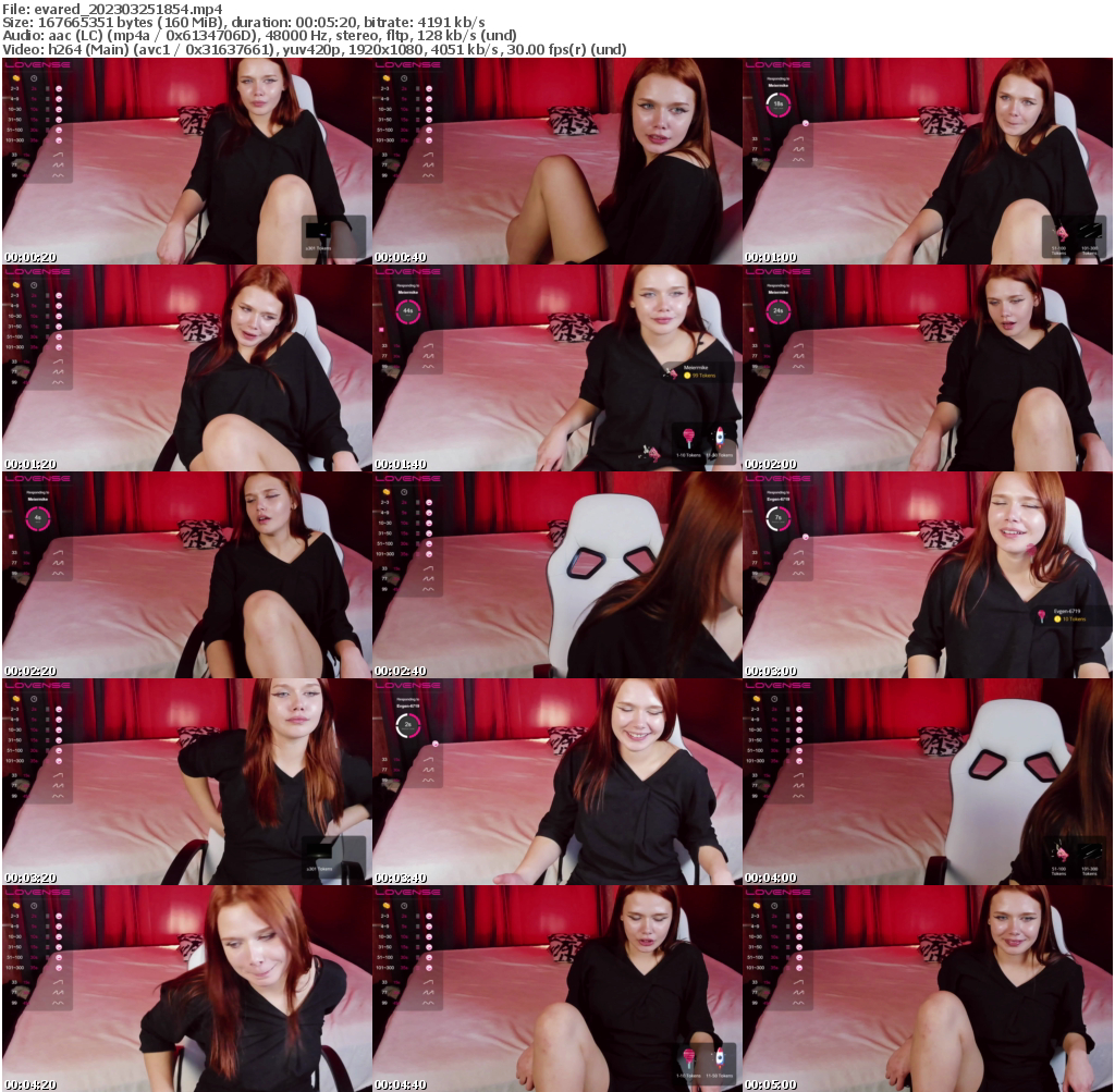 Preview thumb from evared on 2023-03-25 @ bongacams