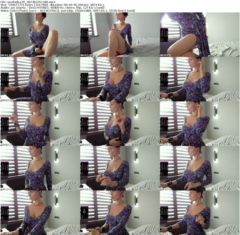 Preview thumb from mashulya29 on 2023-03-25 @ bongacams