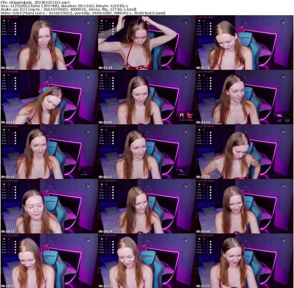 Preview thumb from strippinglady on 2023-03-25 @ bongacams