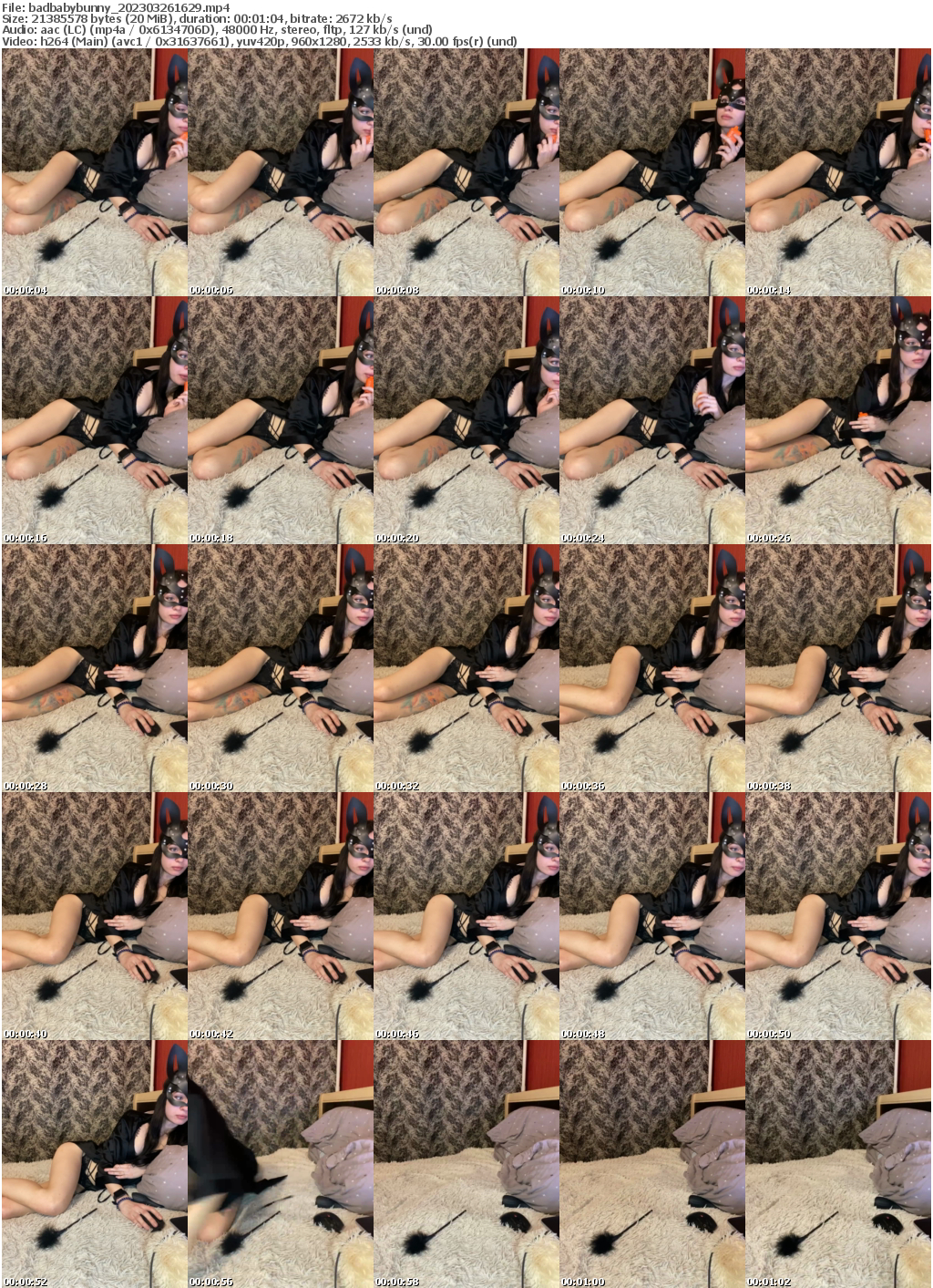 Preview thumb from badbabybunny on 2023-03-26 @ bongacams