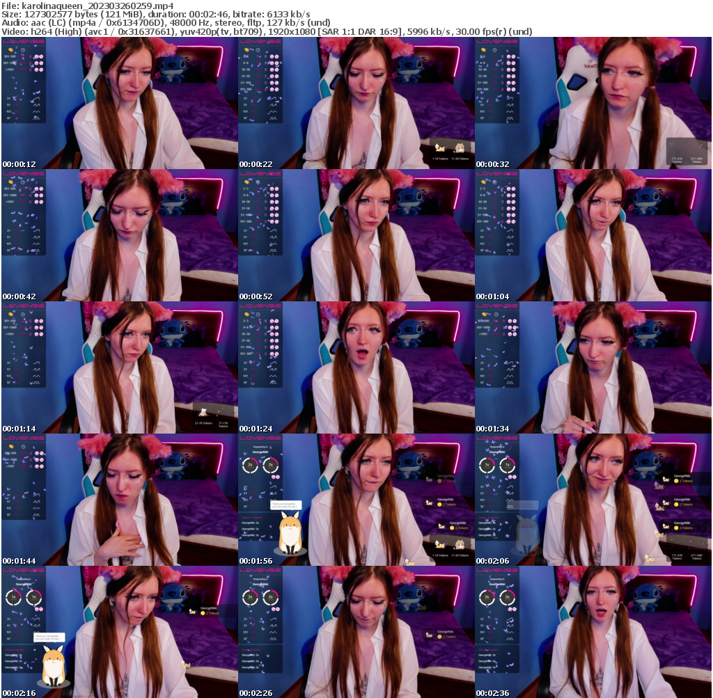 Preview thumb from karolinaqueen on 2023-03-26 @ bongacams