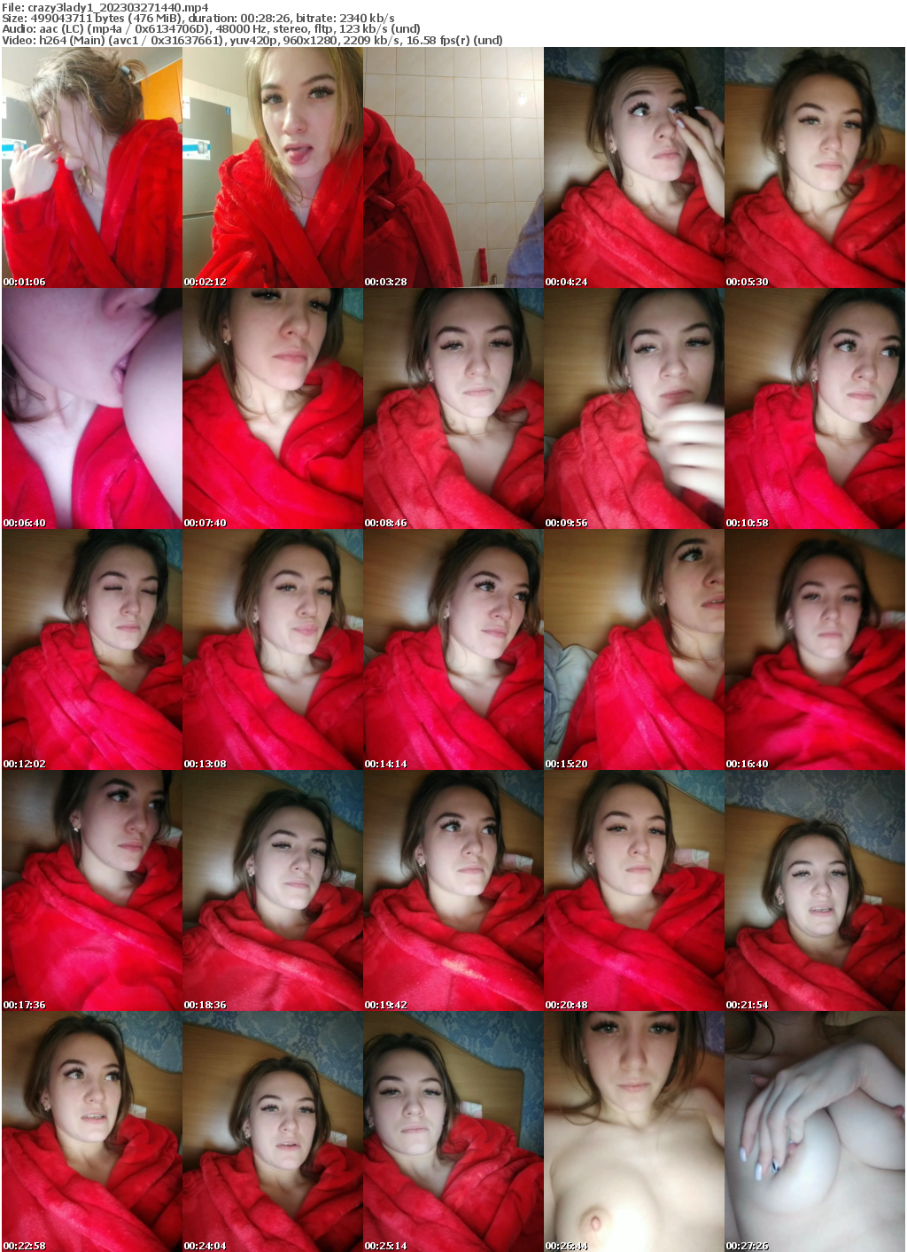 Preview thumb from crazy3lady1 on 2023-03-27 @ bongacams