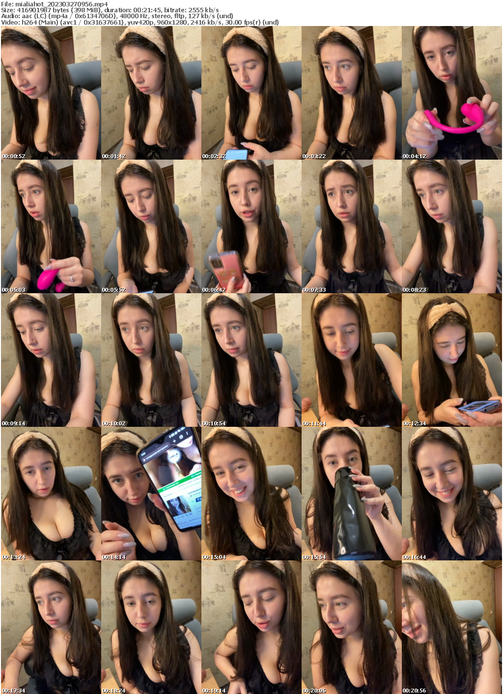 Preview thumb from mialiahot on 2023-03-27 @ bongacams