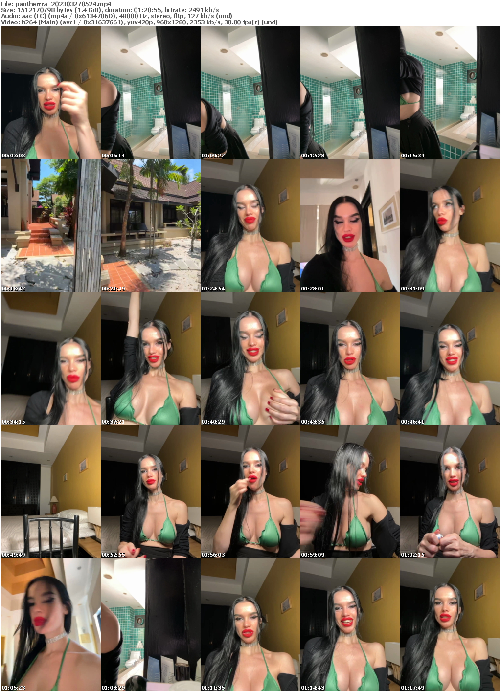 Preview thumb from pantherrra on 2023-03-27 @ bongacams