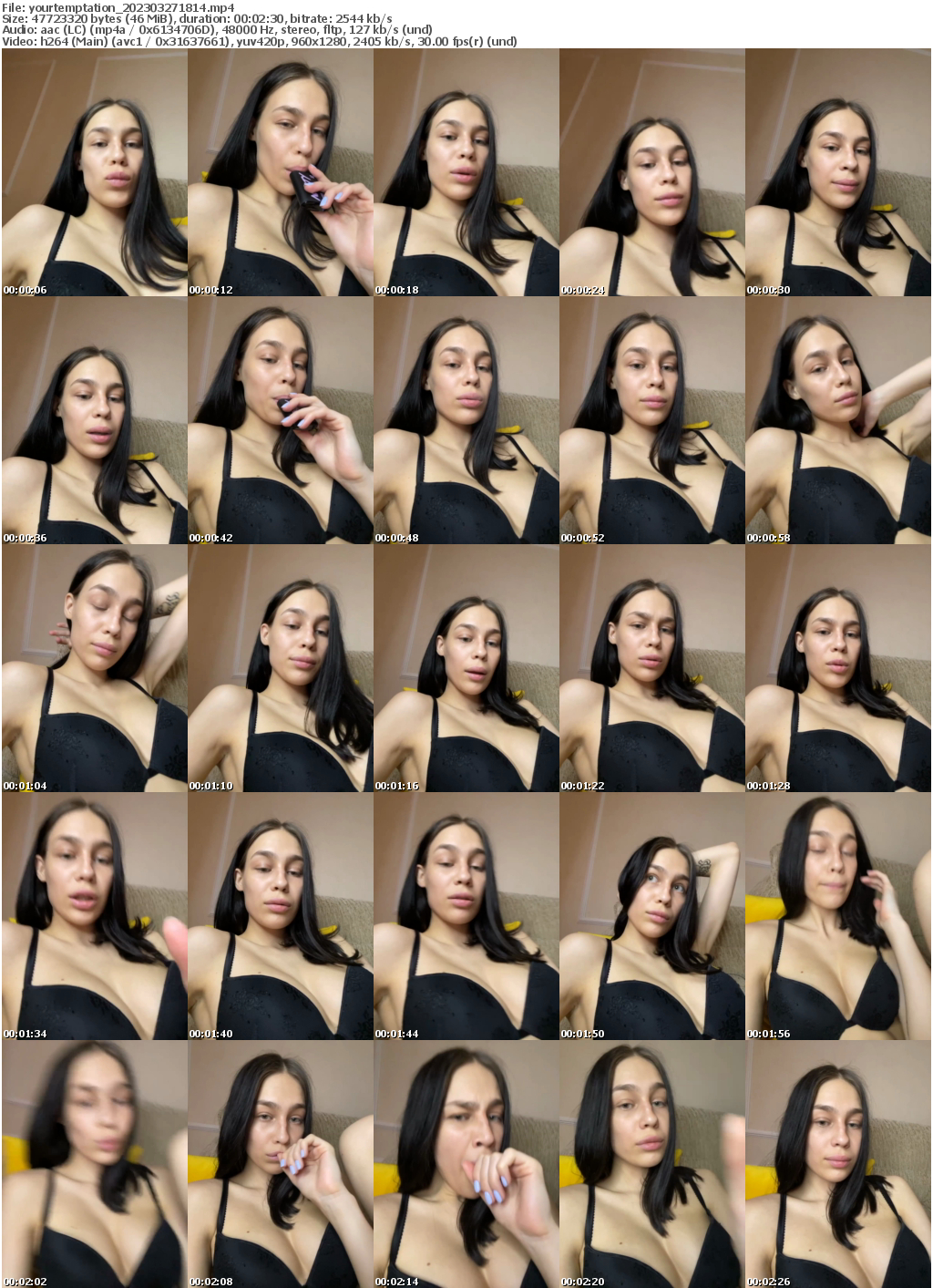 Preview thumb from yourtemptation on 2023-03-27 @ bongacams