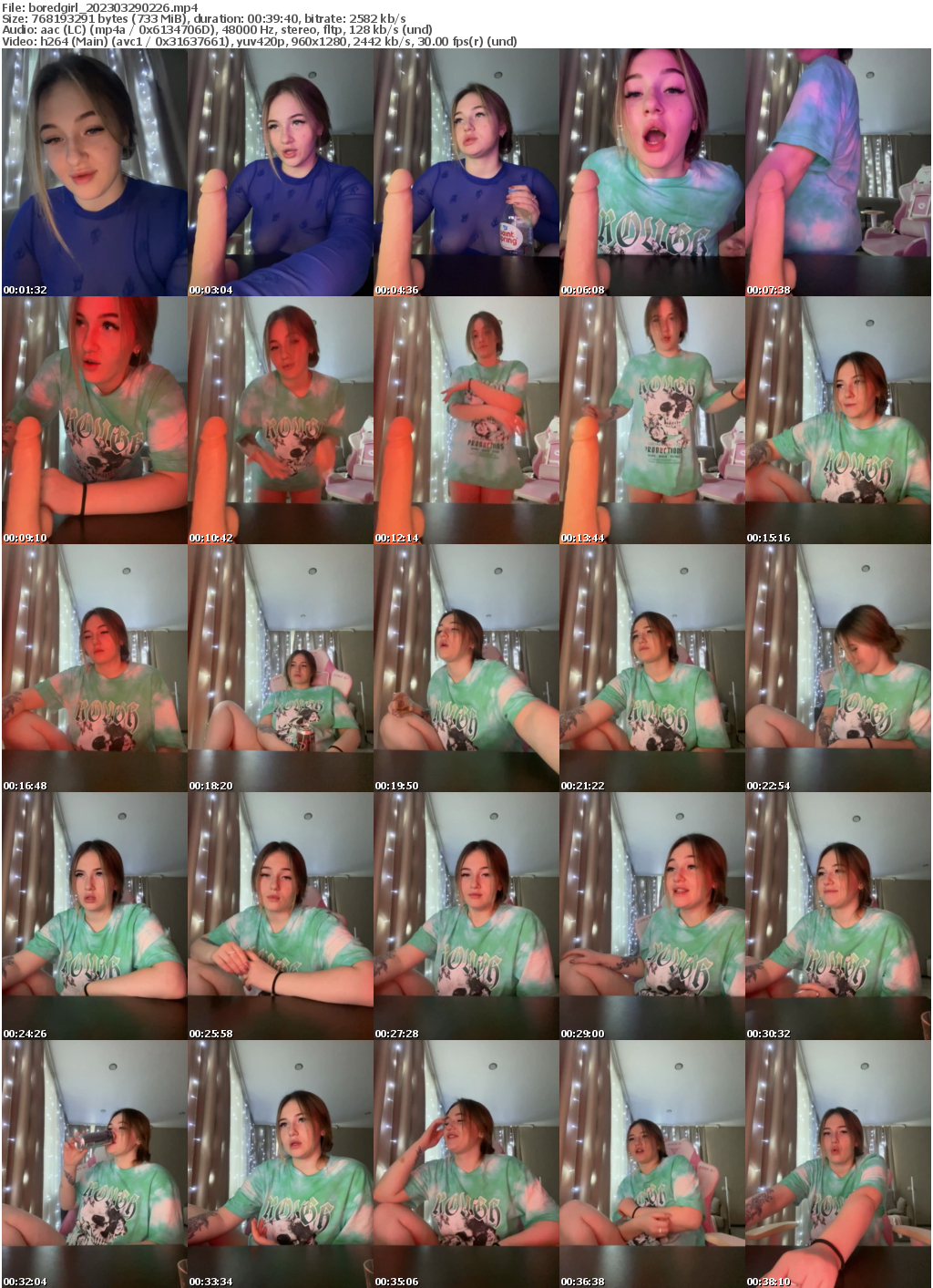 Preview thumb from boredgirl on 2023-03-29 @ bongacams