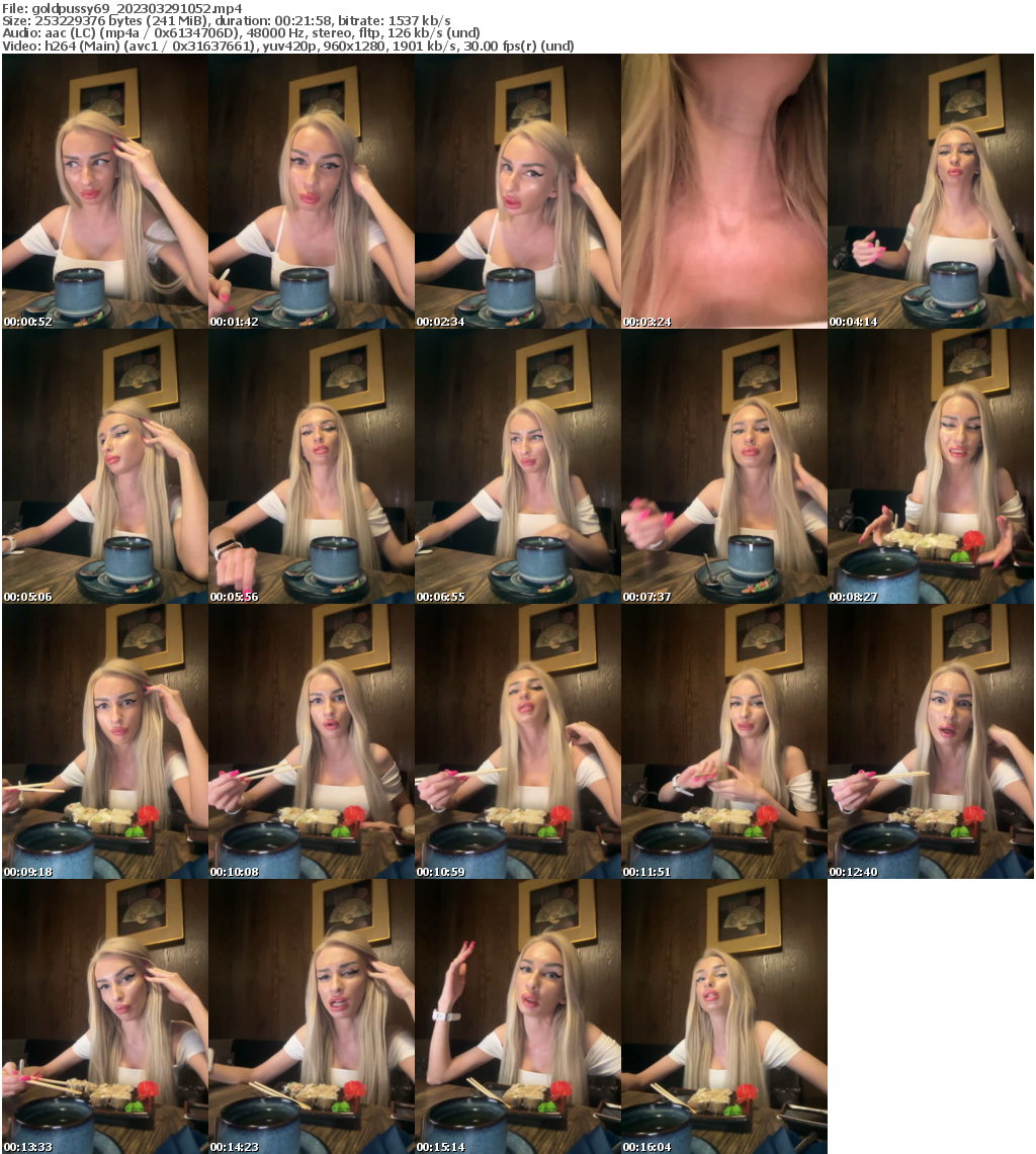 Preview thumb from goldpussy69 on 2023-03-29 @ bongacams