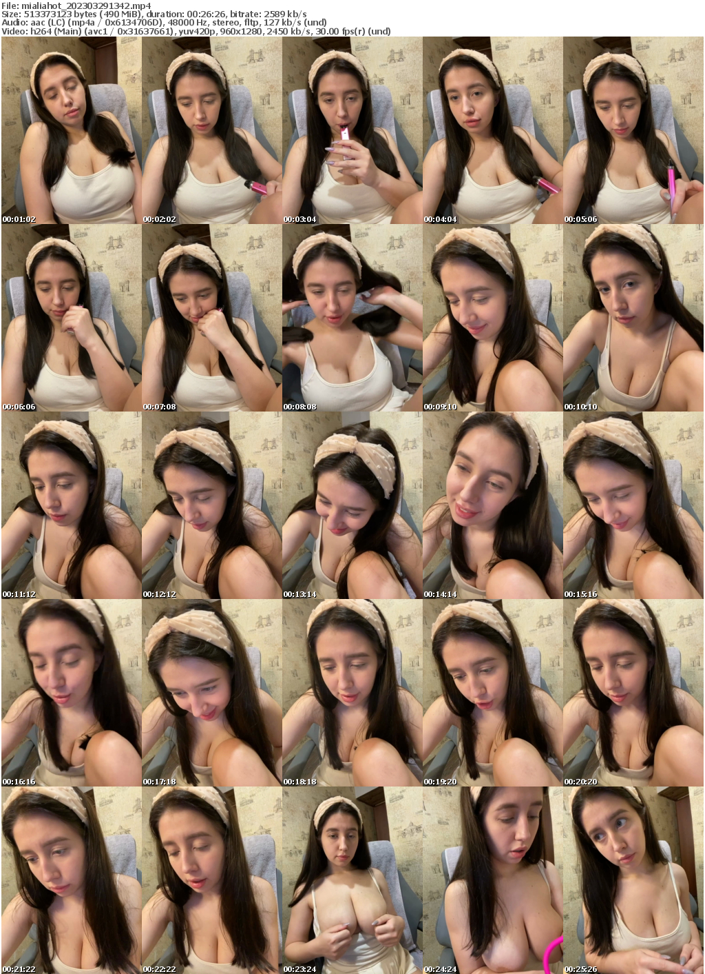 Preview thumb from mialiahot on 2023-03-29 @ bongacams