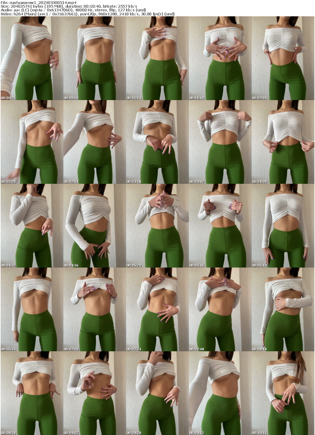 Preview thumb from nastyameow1 on 2023-03-30 @ bongacams