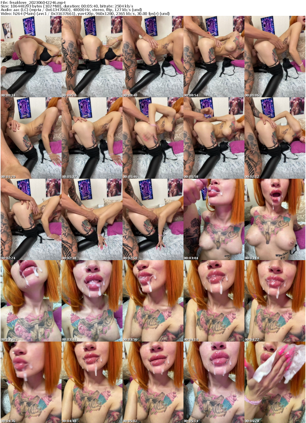 Preview thumb from freaklove on 2023-06-04 @ bongacams