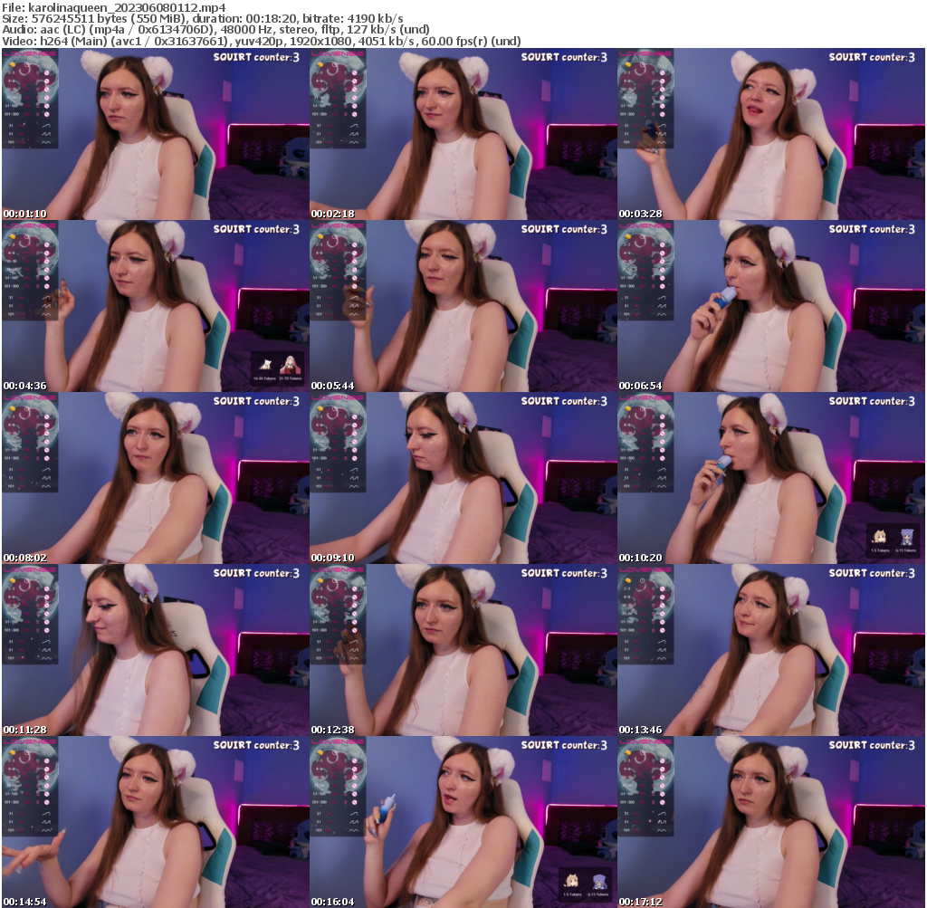 Preview thumb from karolinaqueen on 2023-06-08 @ bongacams