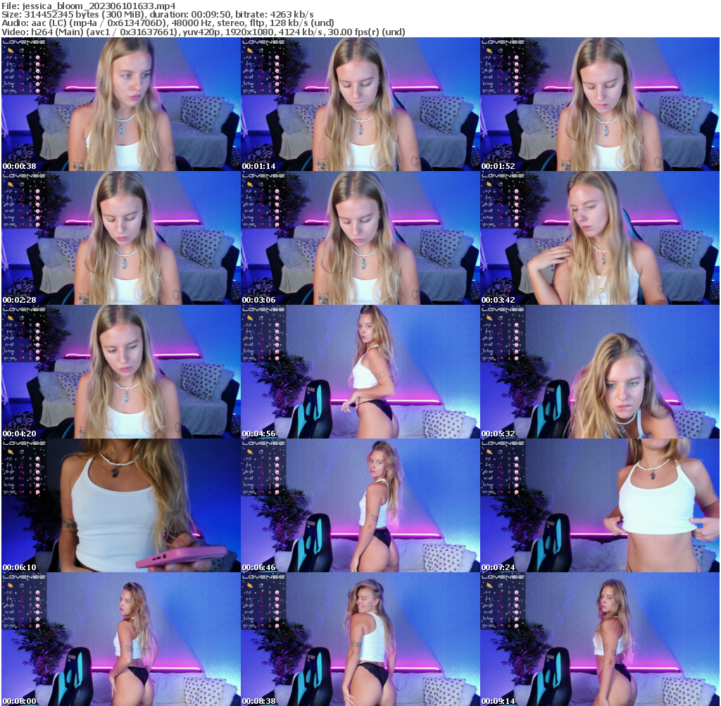 Preview thumb from jessica_bloom on 2023-06-10 @ bongacams