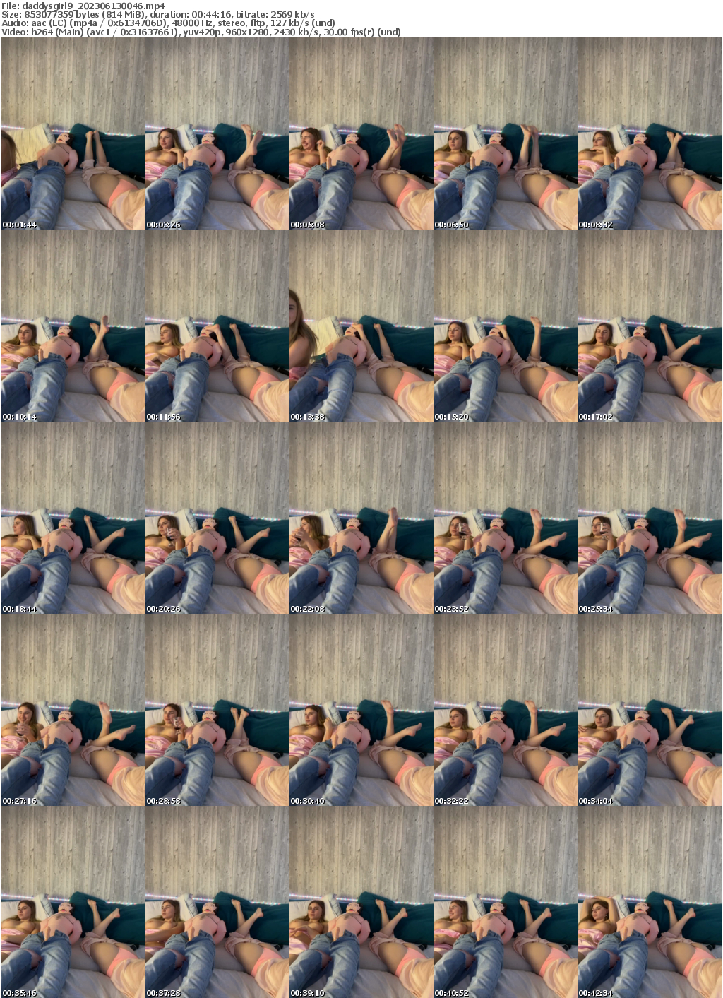 Preview thumb from daddysgirl9 on 2023-06-13 @ bongacams