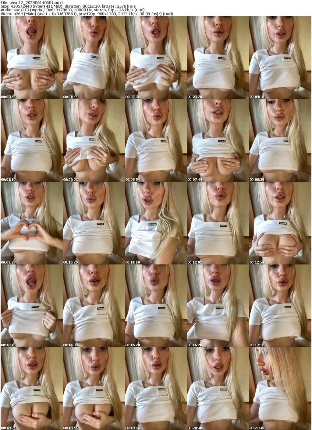 Preview thumb from alexi12 on 2023-06-14 @ bongacams