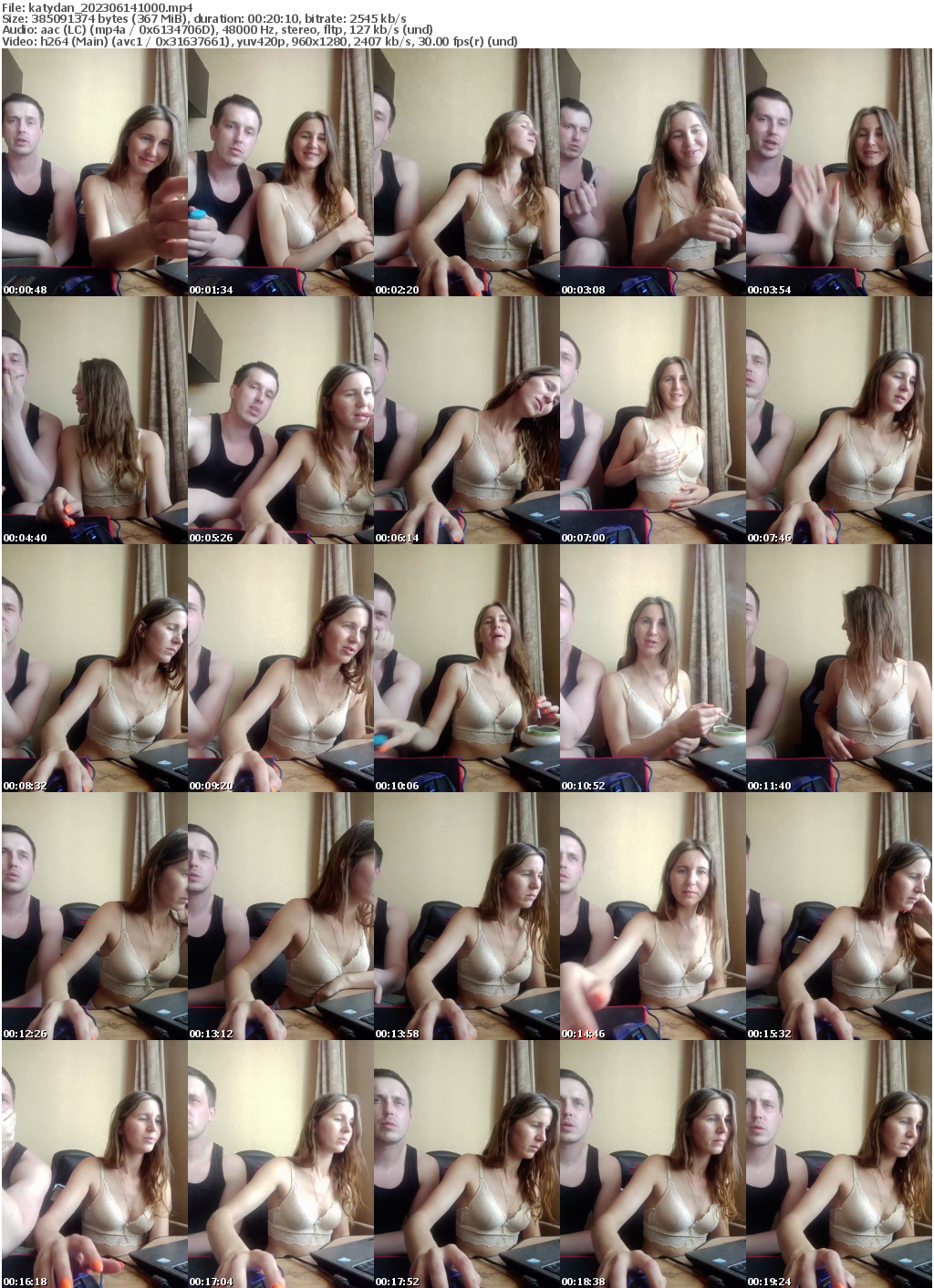 Preview thumb from katydan on 2023-06-14 @ bongacams