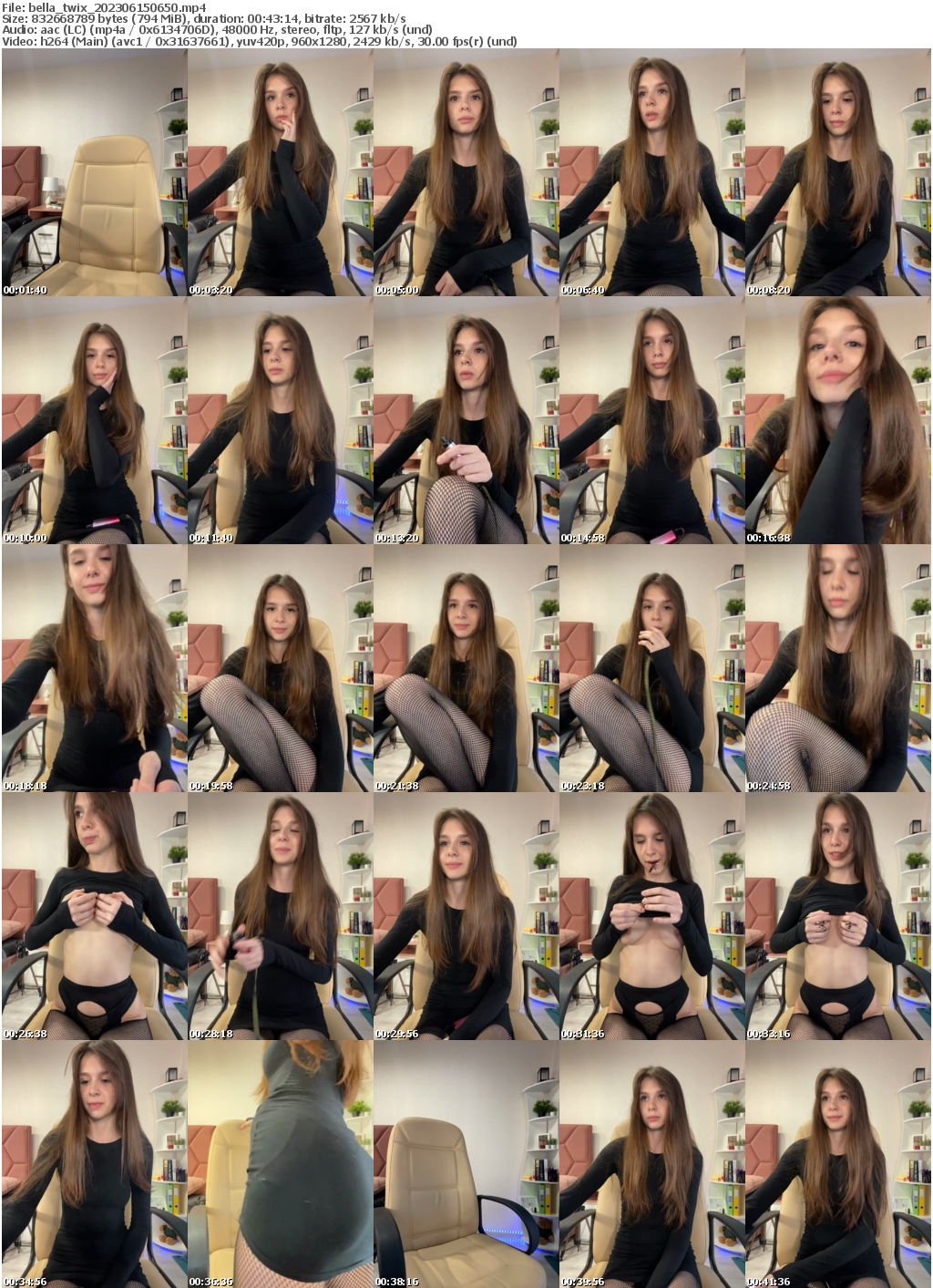 Preview thumb from bella_twix on 2023-06-15 @ bongacams