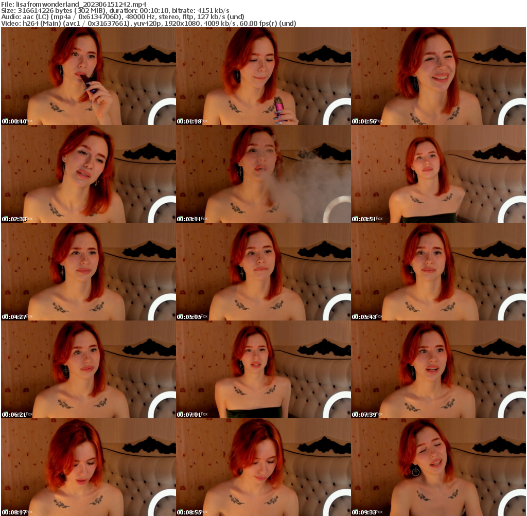 Preview thumb from lisafromwonderland on 2023-06-15 @ bongacams