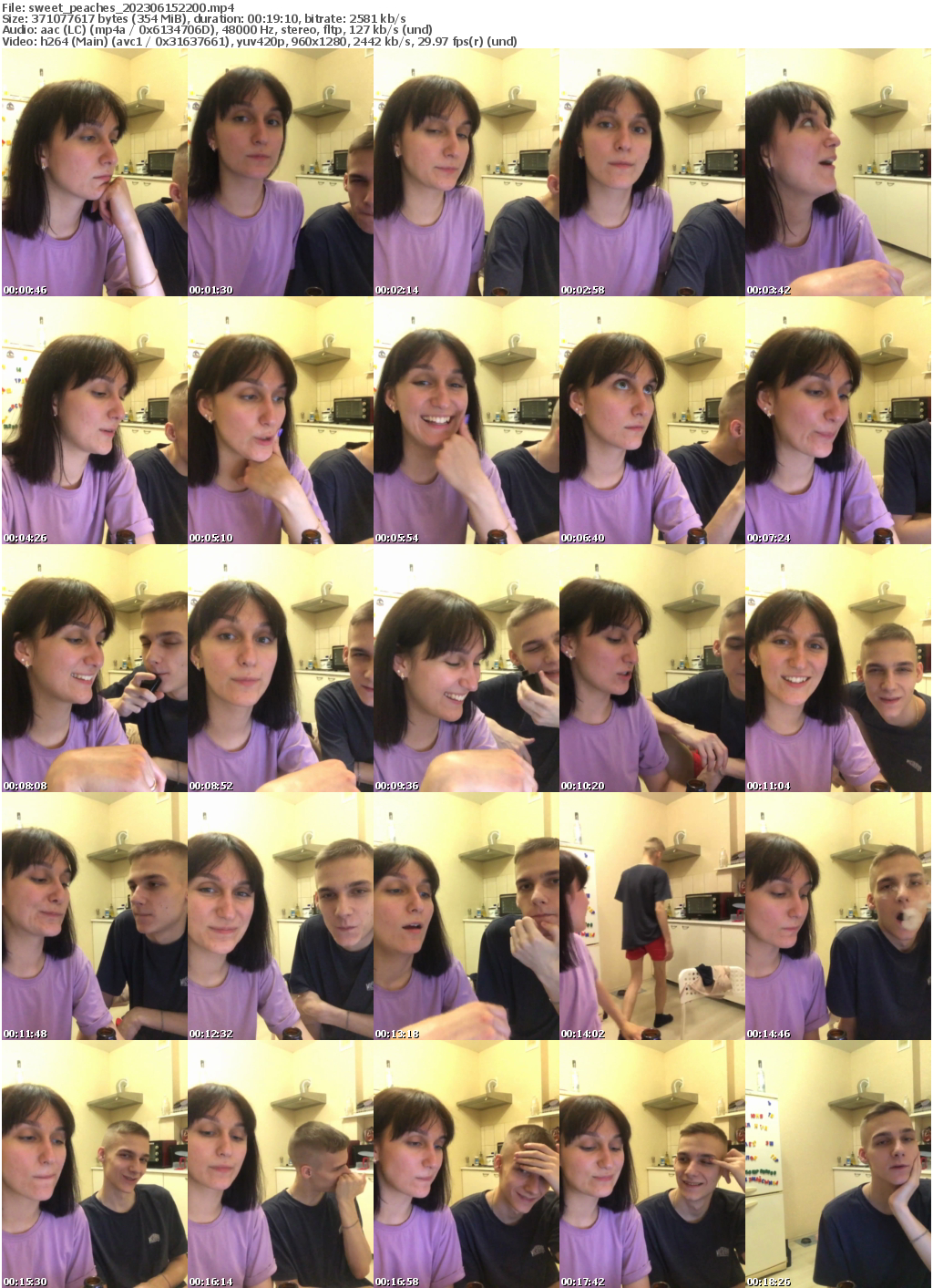 Preview thumb from sweet_peaches on 2023-06-15 @ bongacams