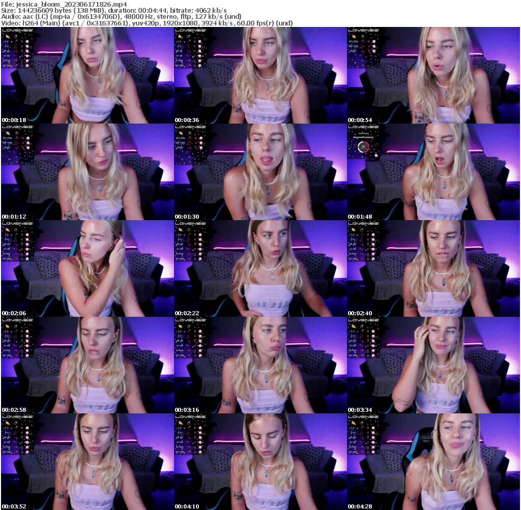 Preview thumb from jessica_bloom on 2023-06-17 @ bongacams