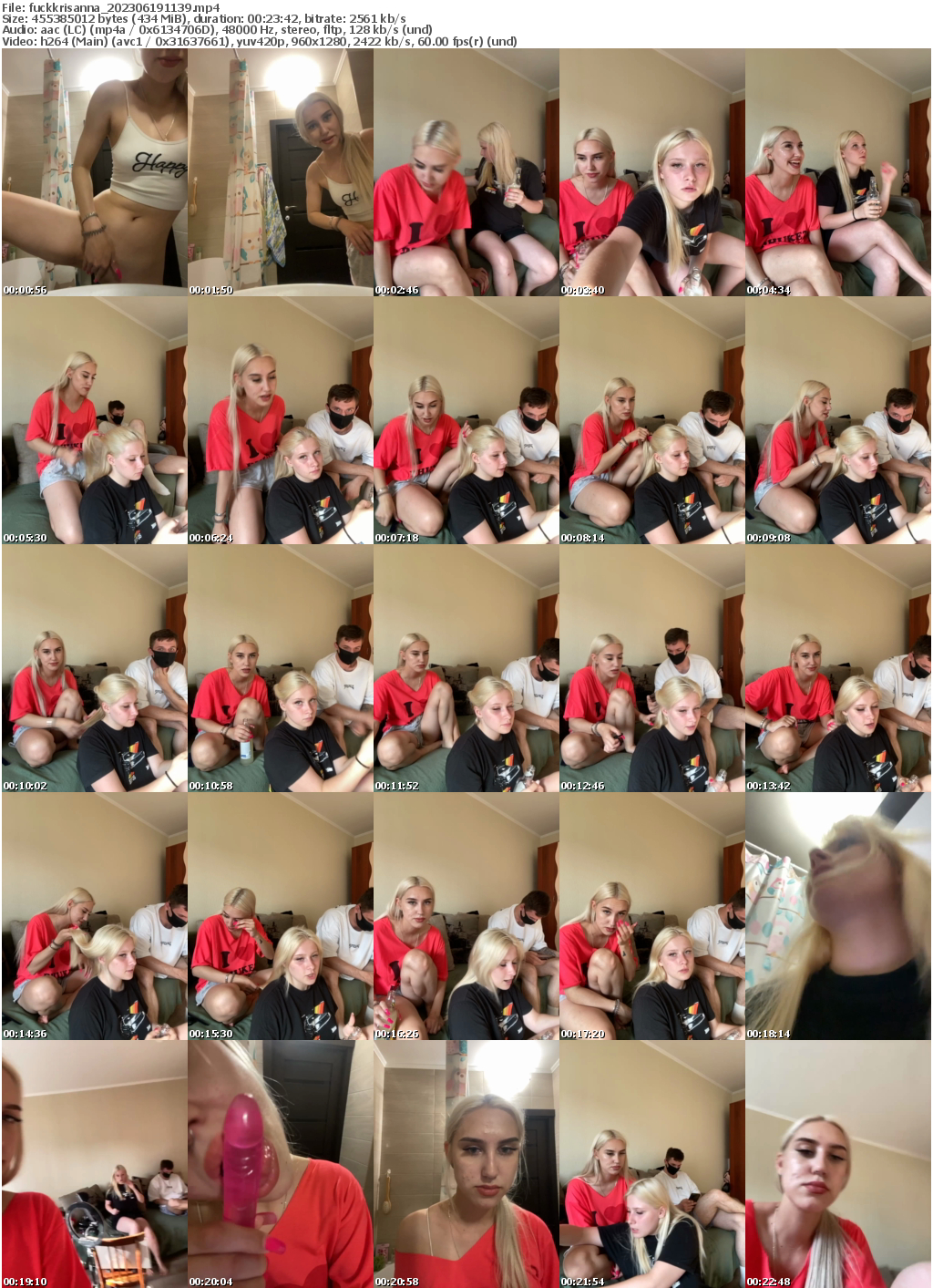 Preview thumb from fuckkrisanna on 2023-06-19 @ bongacams