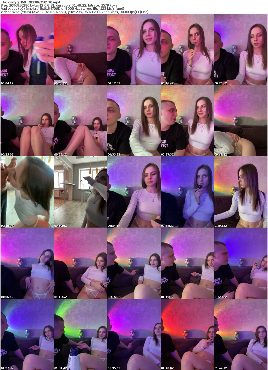 Preview thumb from crazygirl69 on 2023-06-21 @ bongacams