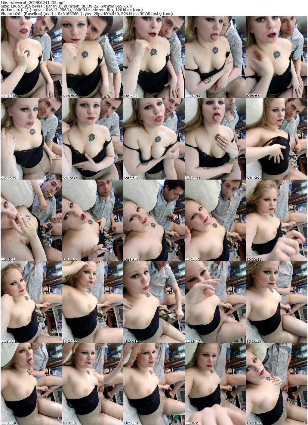 Preview thumb from rotvvvrot on 2023-06-24 @ bongacams