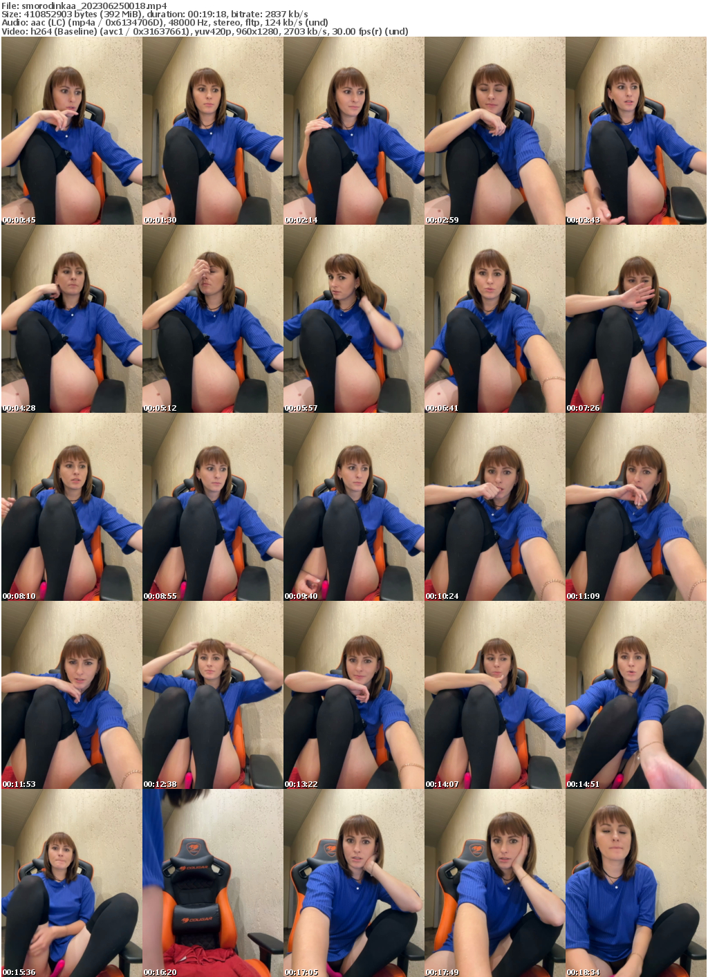 Preview thumb from smorodinkaa on 2023-06-25 @ bongacams