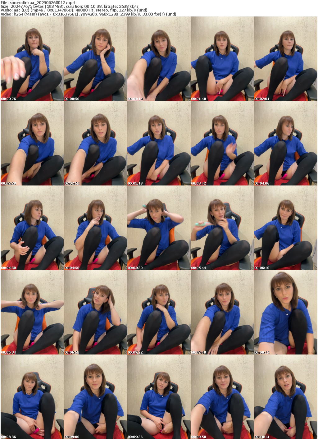 Preview thumb from smorodinkaa on 2023-06-26 @ bongacams