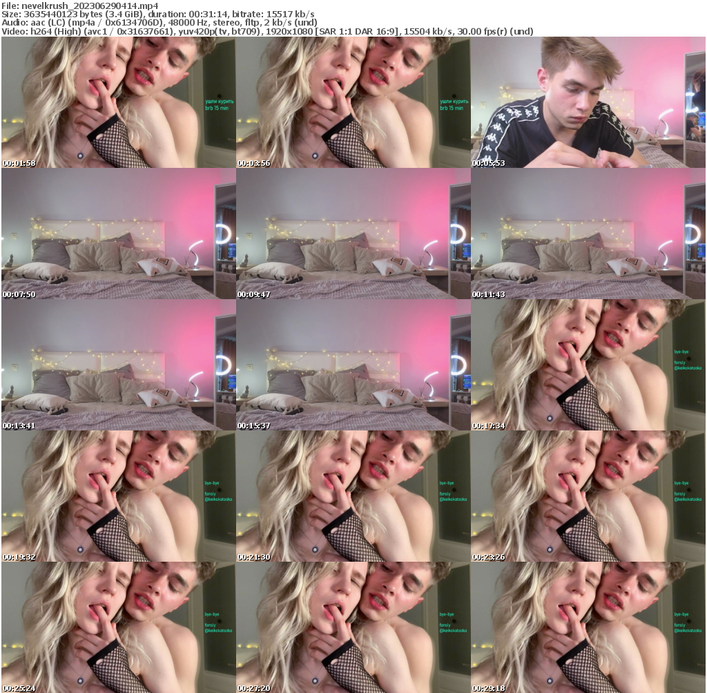 Preview thumb from nevelkrush on 2023-06-29 @ bongacams