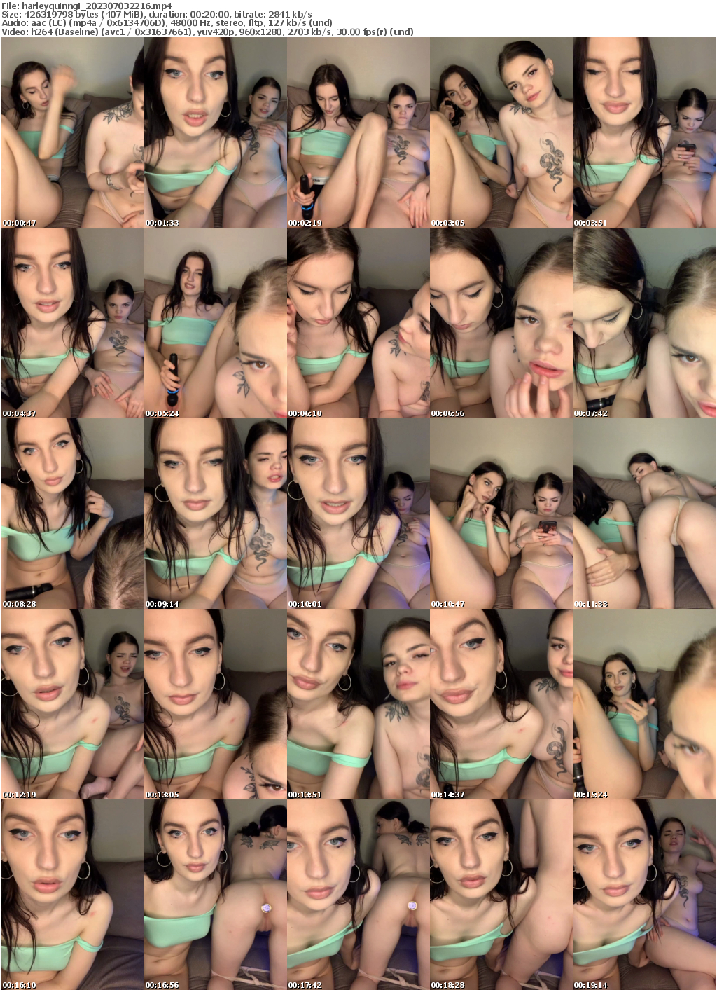 Preview thumb from harleyquinngi on 2023-07-03 @ bongacams