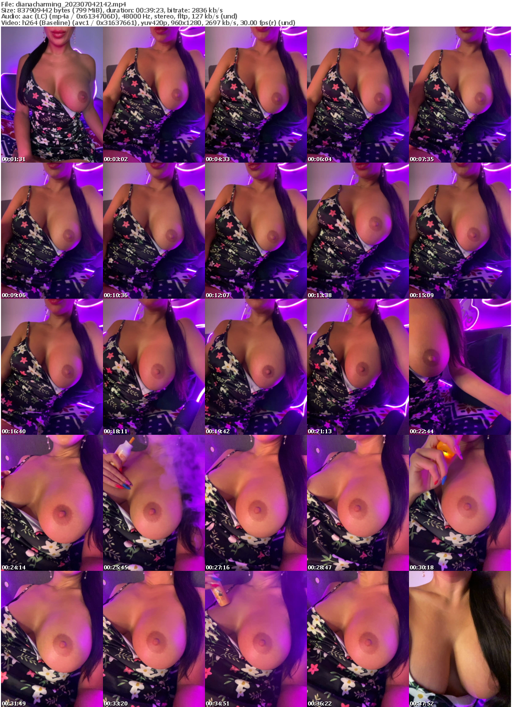 Preview thumb from dianacharming on 2023-07-04 @ bongacams