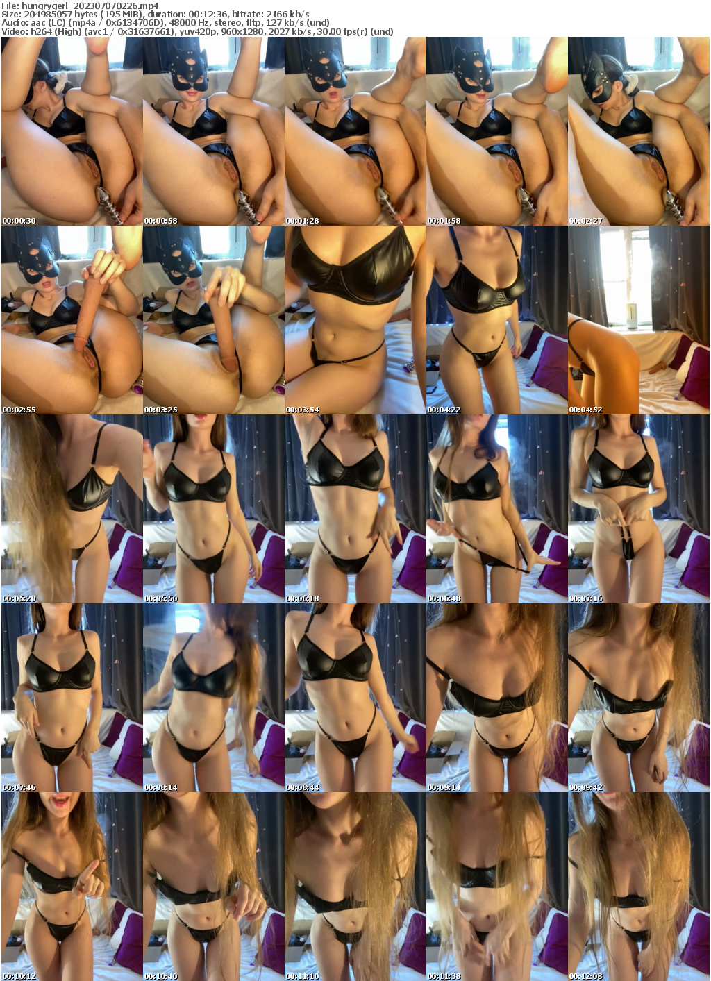 Preview thumb from hungrygerl on 2023-07-07 @ bongacams