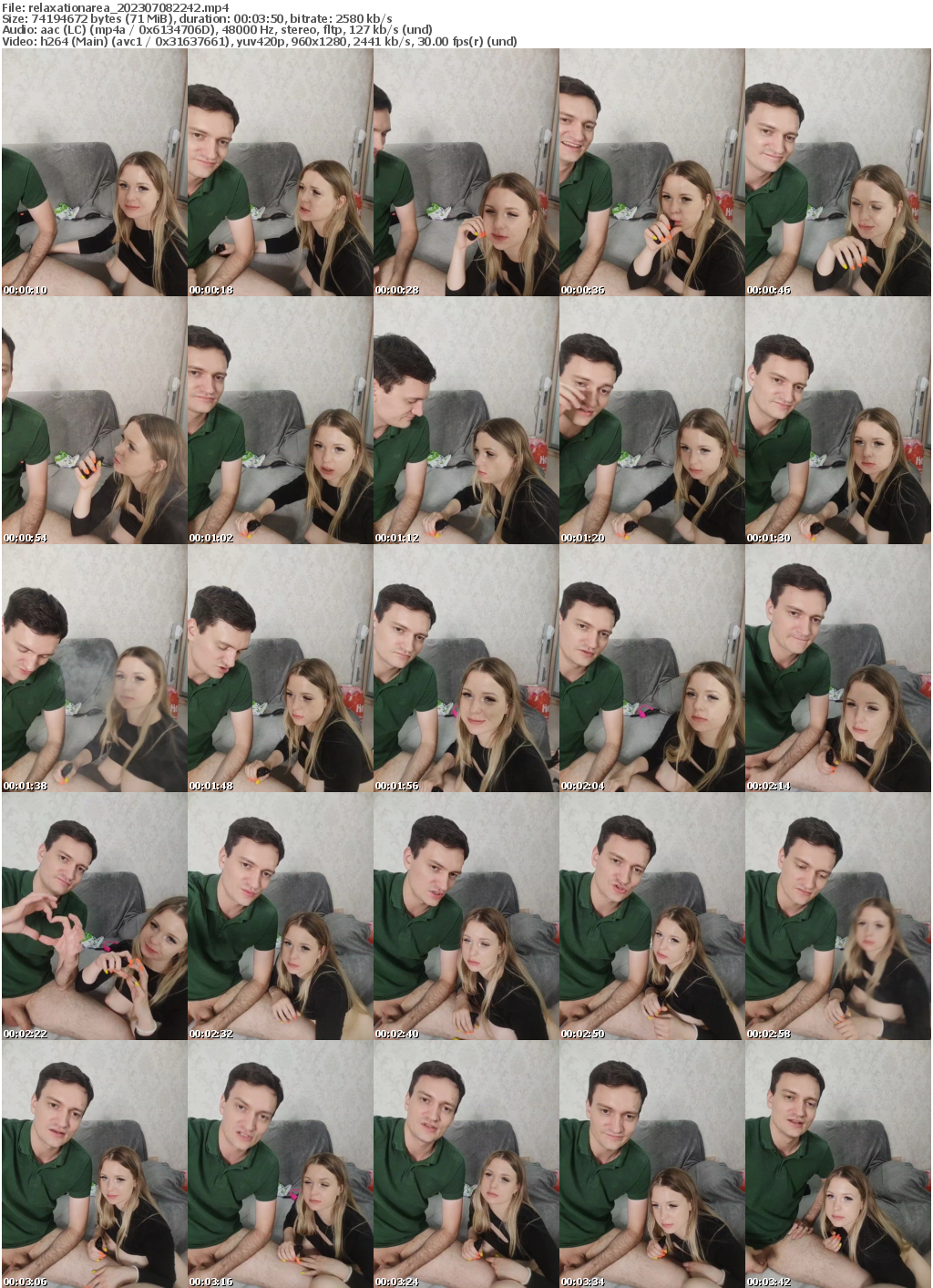 Preview thumb from relaxationarea on 2023-07-08 @ bongacams