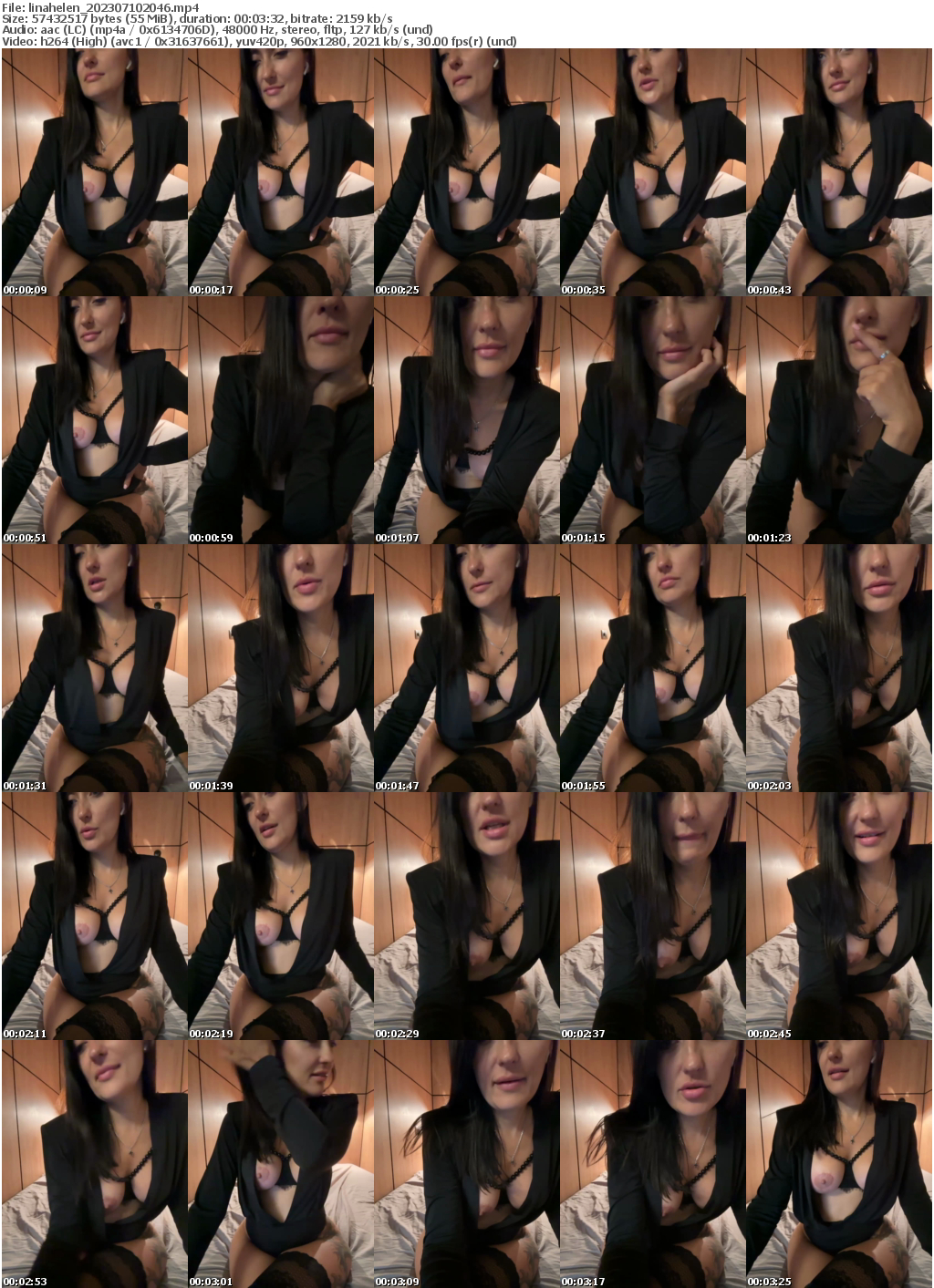 Preview thumb from linahelen on 2023-07-10 @ bongacams