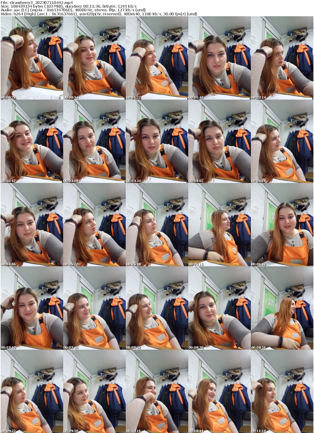 Preview thumb from strawberry3 on 2023-07-11 @ bongacams