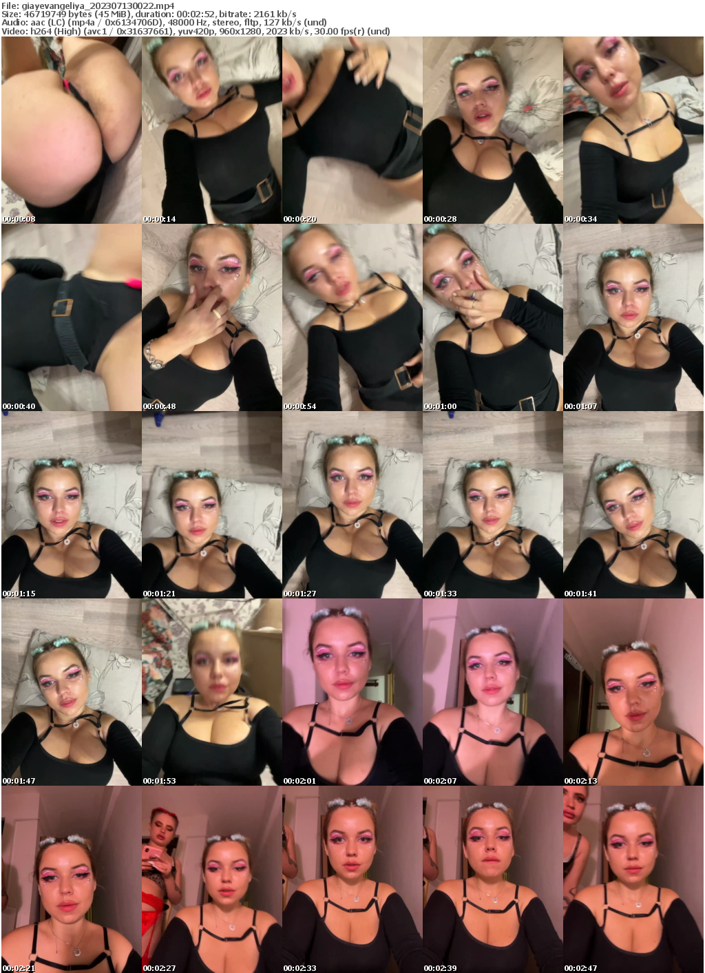 Preview thumb from giayevangeliya on 2023-07-13 @ bongacams