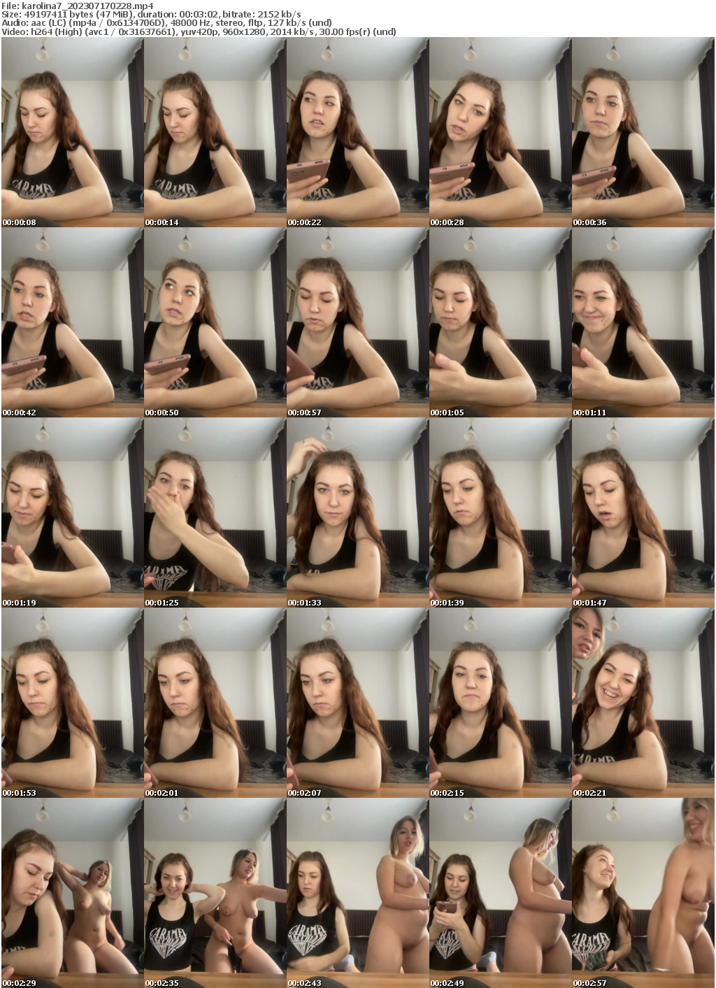 Preview thumb from karolina7 on 2023-07-17 @ bongacams