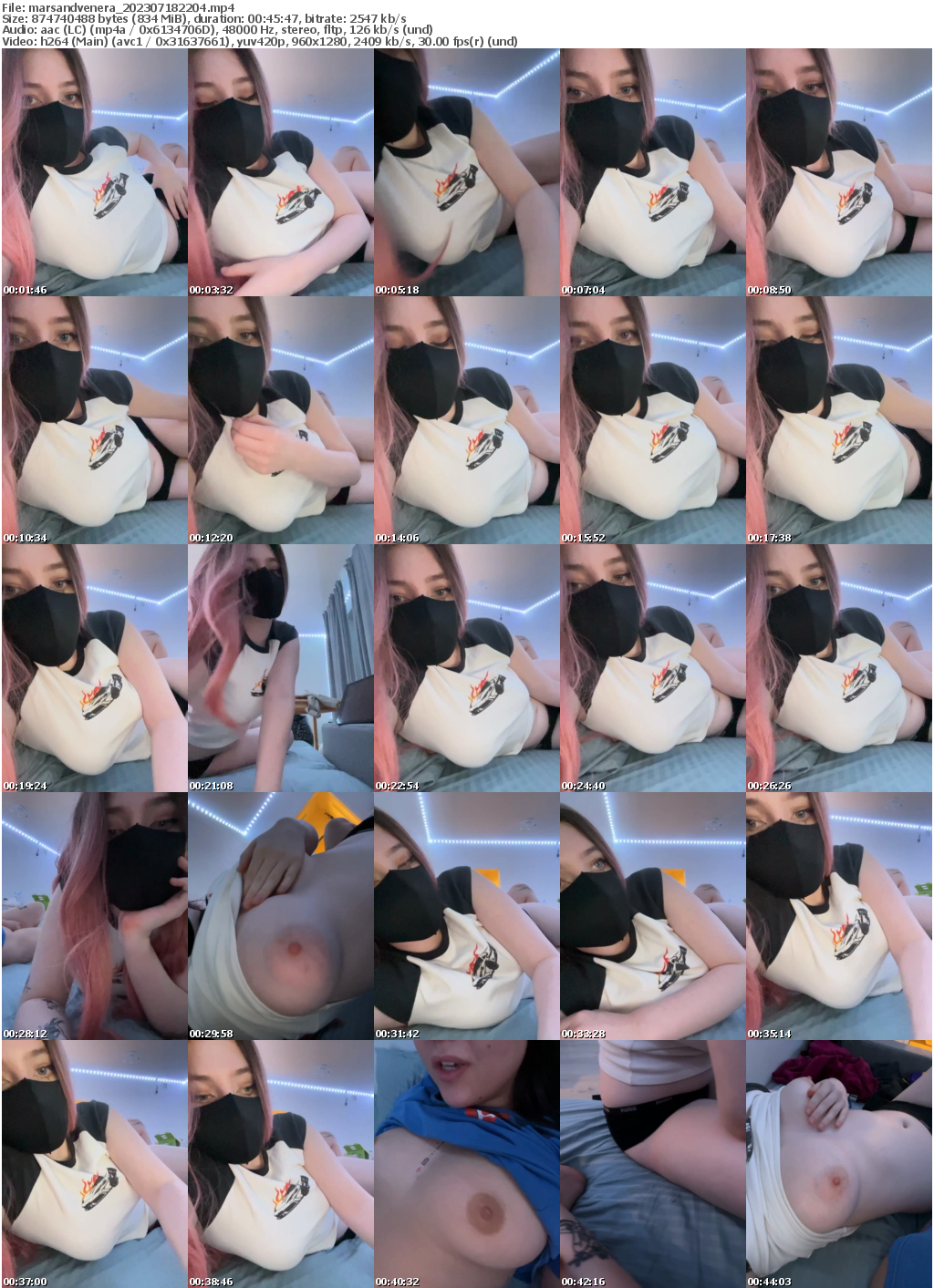 Preview thumb from marsandvenera on 2023-07-18 @ bongacams