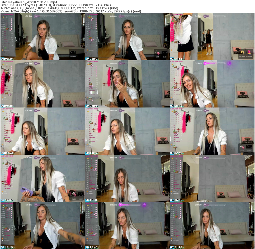 Preview thumb from mayahelen on 2023-07-18 @ bongacams