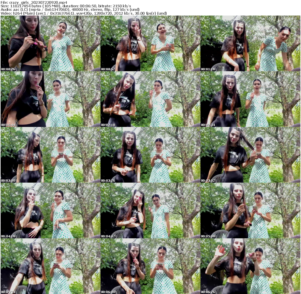 Preview thumb from crazy_girls on 2023-07-22 @ bongacams