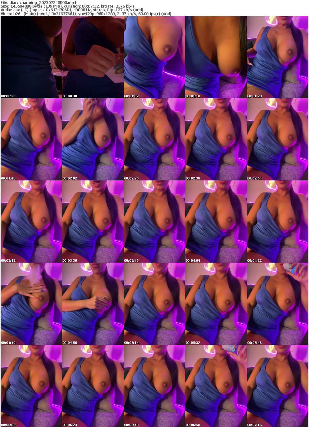 Preview thumb from dianacharming on 2023-07-24 @ bongacams