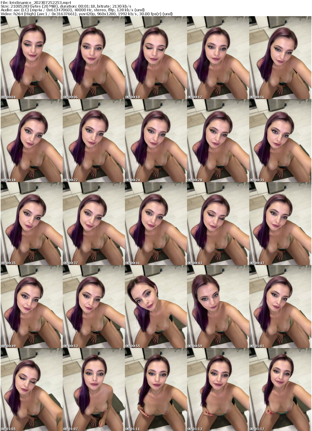 Preview thumb from kristinanice on 2023-07-25 @ bongacams