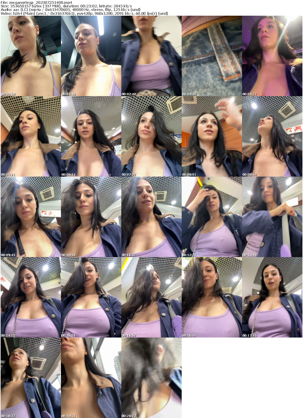 Preview thumb from meganortega on 2023-07-25 @ bongacams
