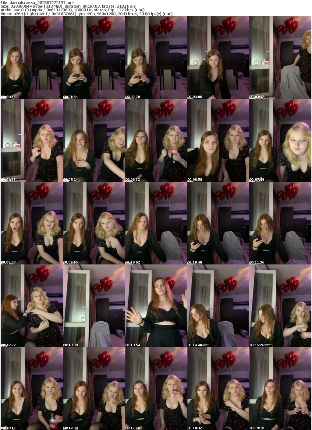 Preview thumb from daenalonessa on 2023-07-27 @ bongacams